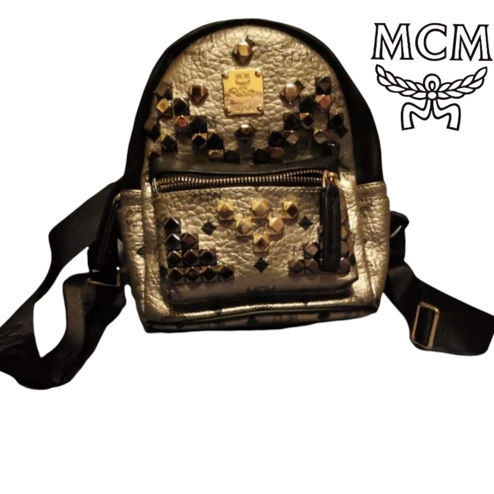 MCM Leather Backpack